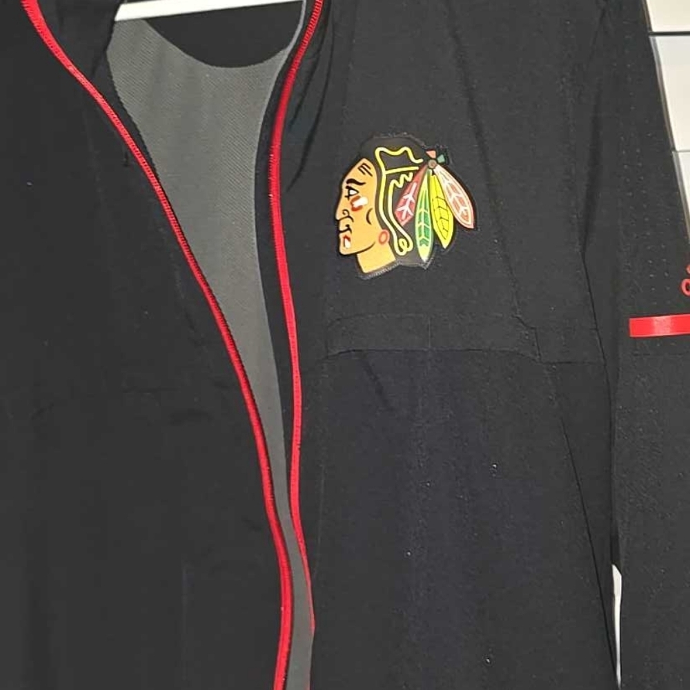 Chicago Blackhawks Fanatics Authentic Pro Road Lightweight Full-Zip Jacket